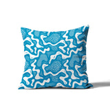 Dominique Coral Reefs Square Indoor/Outdoor Throw Pillow
