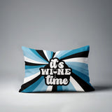 Downton It's Wine Lumbar Indoor/Outdoor Throw Pillow