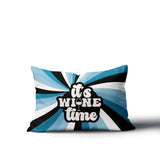 Downton It's Wine Lumbar Indoor/Outdoor Throw Pillow