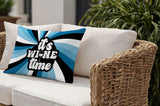 Downton It's Wine Lumbar Indoor/Outdoor Throw Pillow