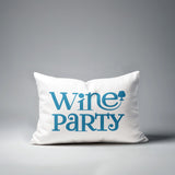 Fairfield Wine Party Lumbar Indoor/Outdoor Throw Pillow