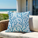 Fischer Coral Reefs Square Indoor/Outdoor Throw Pillow