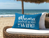 Fulham Mama Needs Lumbar Indoor/Outdoor Throw Pillow