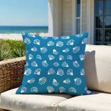 Hahn Sea Shells Square Indoor/Outdoor Throw Pillow
