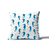 Hemmings Seahorse Square Indoor/Outdoor Throw Pillow