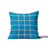 Knotty Nautical Knot Square Indoor/Outdoor Throw Pillow