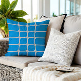 Knotty Nautical Knot Square Indoor/Outdoor Throw Pillow