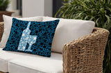 Lakefield Wine Bottle Lumbar Indoor/Outdoor Throw Pillow
