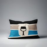 Molsley Wine Bottle Lumbar Indoor/Outdoor Throw Pillow