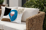 Parson Wine Glass Lumbar Indoor/Outdoor Throw Pillow