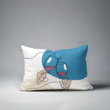 Penny Two Hands Lumbar Indoor/Outdoor Throw Pillow
