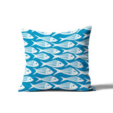 Queeston Fish Square Indoor/Outdoor Throw Pillow