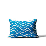 Richardson Ocean Waves Lumbar Indoor/Outdoor Throw Pillow