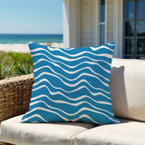 Richardson Ocean Waves Lumbar Indoor/Outdoor Throw Pillow