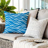 Richardson Ocean Waves Lumbar Indoor/Outdoor Throw Pillow