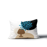 Savon Wine Glass Lumbar Indoor/Outdoor Throw Pillow