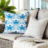 Shirley Octopus Square Indoor/Outdoor Throw Pillow
