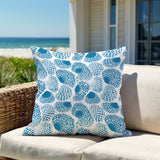 Shutterfield Sea Shell Square Indoor/Outdoor Throw Pillow