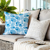 Shutterfield Sea Shell Square Indoor/Outdoor Throw Pillow