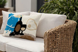 Tate Wine Bottle Lumbar Indoor/Outdoor Throw Pillow