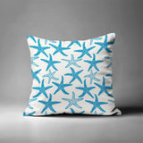 Theba Star Fish Square Indoor/Outdoor Throw Pillow
