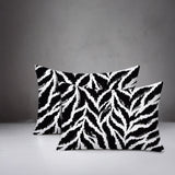 Tyrol Zebra Print Indoor/Outdoor Reversible Rectangular Pillow