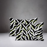 Tyrol Zebra Print Indoor/Outdoor Reversible Rectangular Pillow