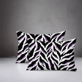 Tyrol Zebra Print Indoor/Outdoor Reversible Rectangular Pillow