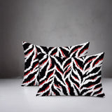 Tyrol Zebra Print Indoor/Outdoor Reversible Rectangular Pillow