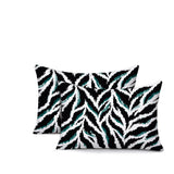 Tyrol Zebra Print Indoor/Outdoor Reversible Rectangular Pillow