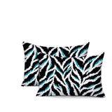 Tyrol Zebra Print Indoor/Outdoor Reversible Rectangular Pillow