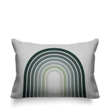 Ubeam Geometric Reversible Indoor/Outdoor Rectangular Pillow