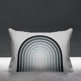 Ubeam Geometric Reversible Indoor/Outdoor Rectangular Pillow