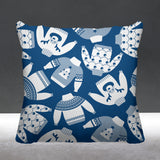 Ugly Sweater Object/Motif Reversible Indoor/Outdoor Square Pillow