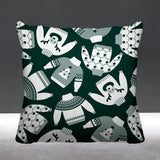 Ugly Sweater Object/Motif Reversible Indoor/Outdoor Square Pillow