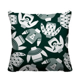 Ugly Sweater Object/Motif Reversible Indoor/Outdoor Square Pillow