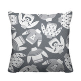Ugly Sweater Object/Motif Reversible Indoor/Outdoor Square Pillow