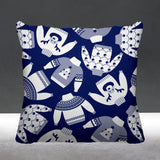 Ugly Sweater Object/Motif Reversible Indoor/Outdoor Square Pillow
