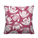 Ugly Sweater Object/Motif Reversible Indoor/Outdoor Square Pillow