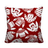 Ugly Sweater Object/Motif Reversible Indoor/Outdoor Square Pillow