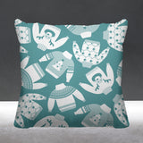 Ugly Sweater Object/Motif Reversible Indoor/Outdoor Square Pillow