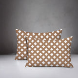 Una Geometric 2 Sets Indoor/Outdoor Reversible Rectangular Pillow