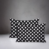 Una Geometric 2 Sets Indoor/Outdoor Reversible Rectangular Pillow
