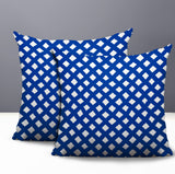 Una Geometric 2 Sets Indoor/Outdoor Reversible Square Pillow