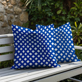 Una Geometric 2 Sets Indoor/Outdoor Reversible Square Pillow
