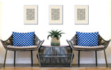 Una Geometric 2 Sets Indoor/Outdoor Reversible Rectangular Pillow