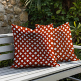 Una Geometric 2 Sets Indoor/Outdoor Reversible Square Pillow