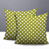 Una Geometric 2 Sets Indoor/Outdoor Reversible Square Pillow