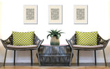 Una Geometric 2 Sets Indoor/Outdoor Reversible Rectangular Pillow