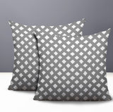 Una Geometric 2 Sets Indoor/Outdoor Reversible Square Pillow